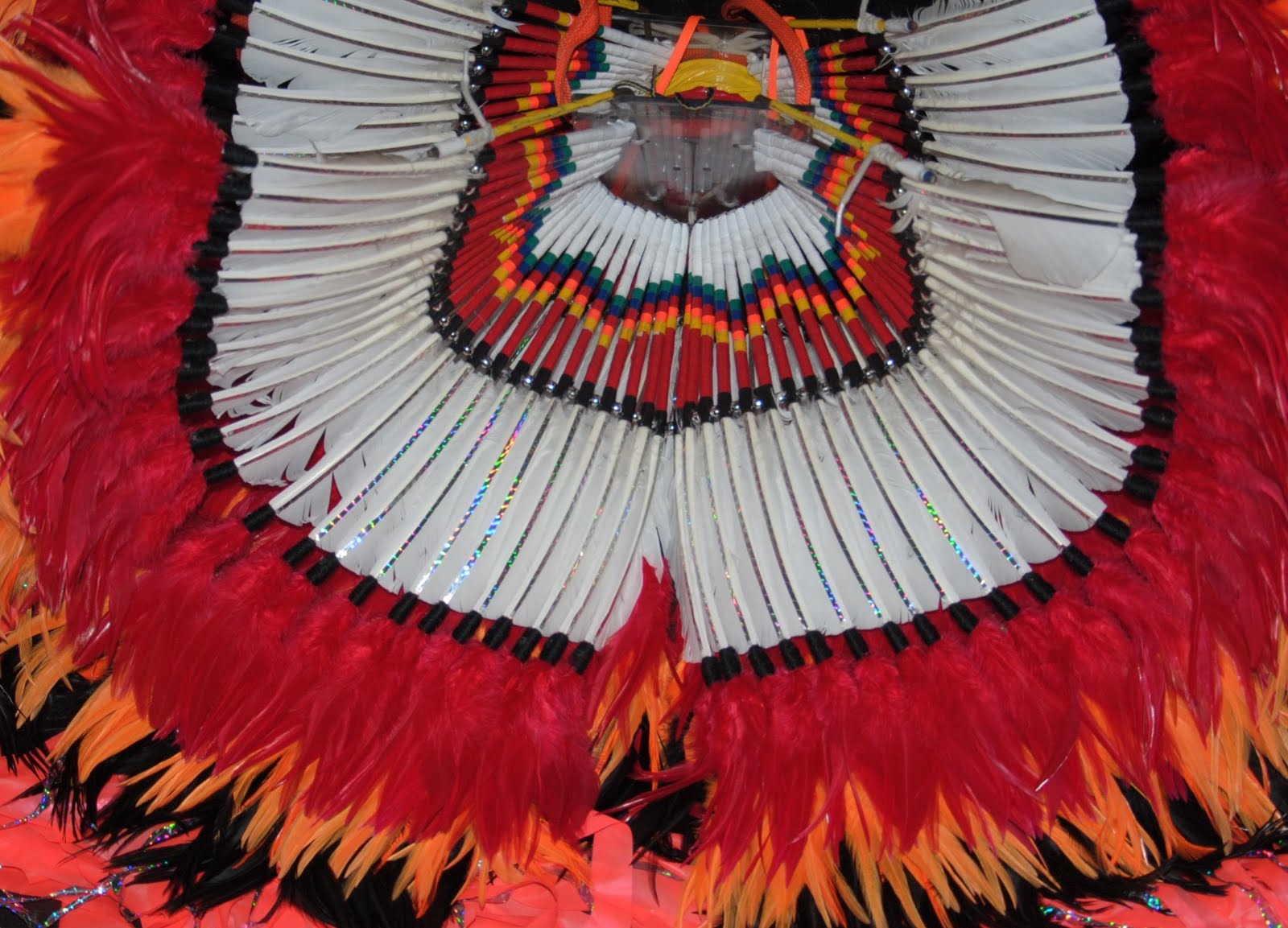 Native American Bustle Construction http://www.pic2fly.com/Native+American+Bustles+For+Sale.html