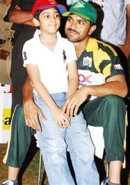 Ram Charan Tej with venkatesh Son