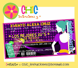 Invitaciones tipo Ticket master