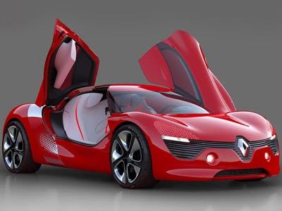 Renault Electric Sports Car DeZir Concept front