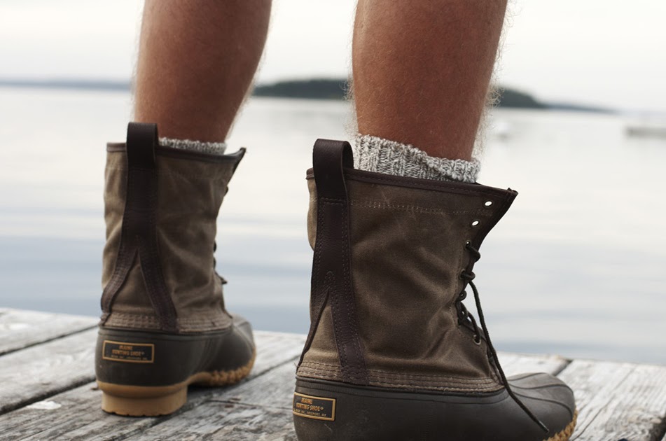 waxed canvas duck boots