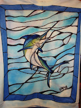 "Blue Marlin" Hand Created Wearable Art.