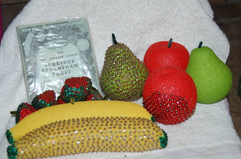 Antiques Shamtiques Vintage Beaded Fruit Kits