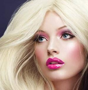 barbie face makeup