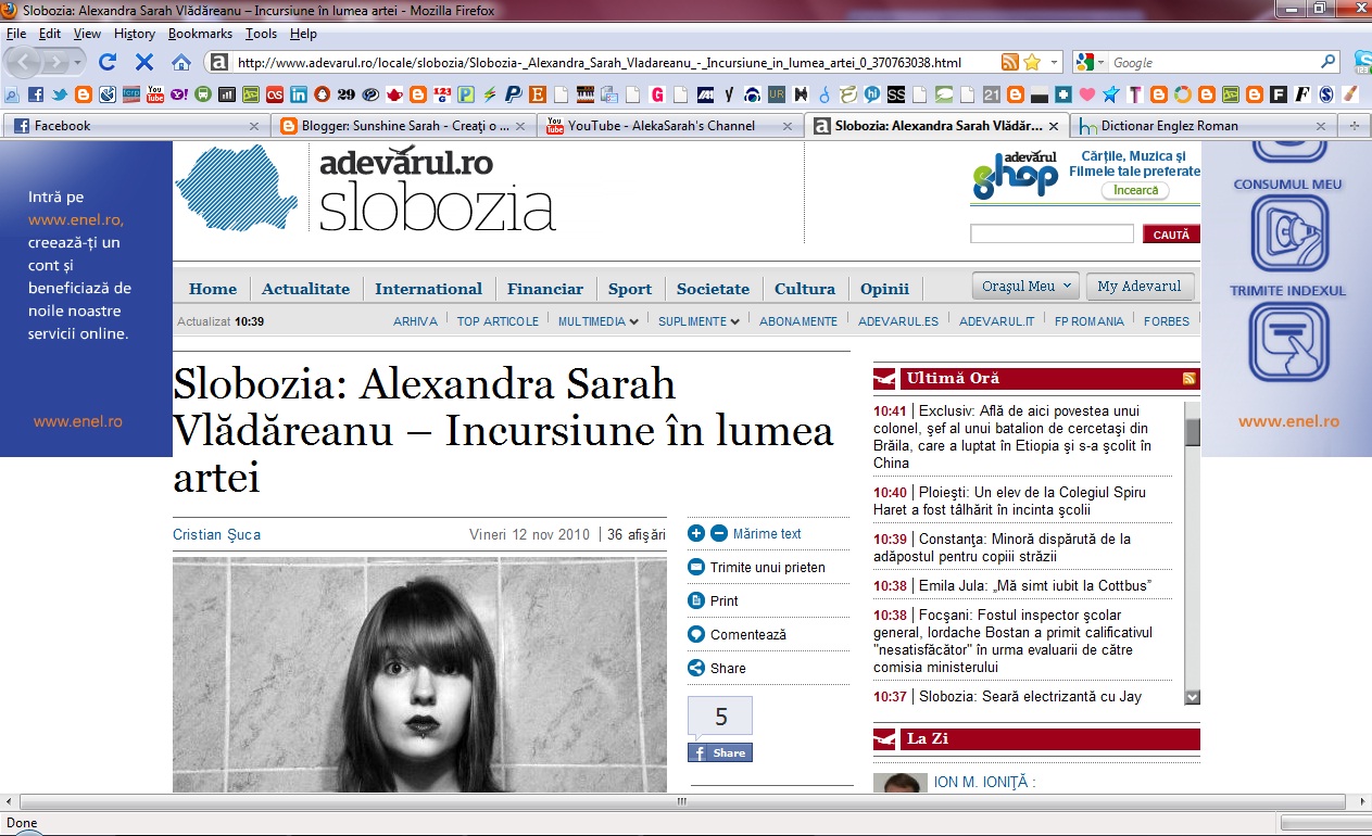 Sunshine Sarah Adevarul De Seara