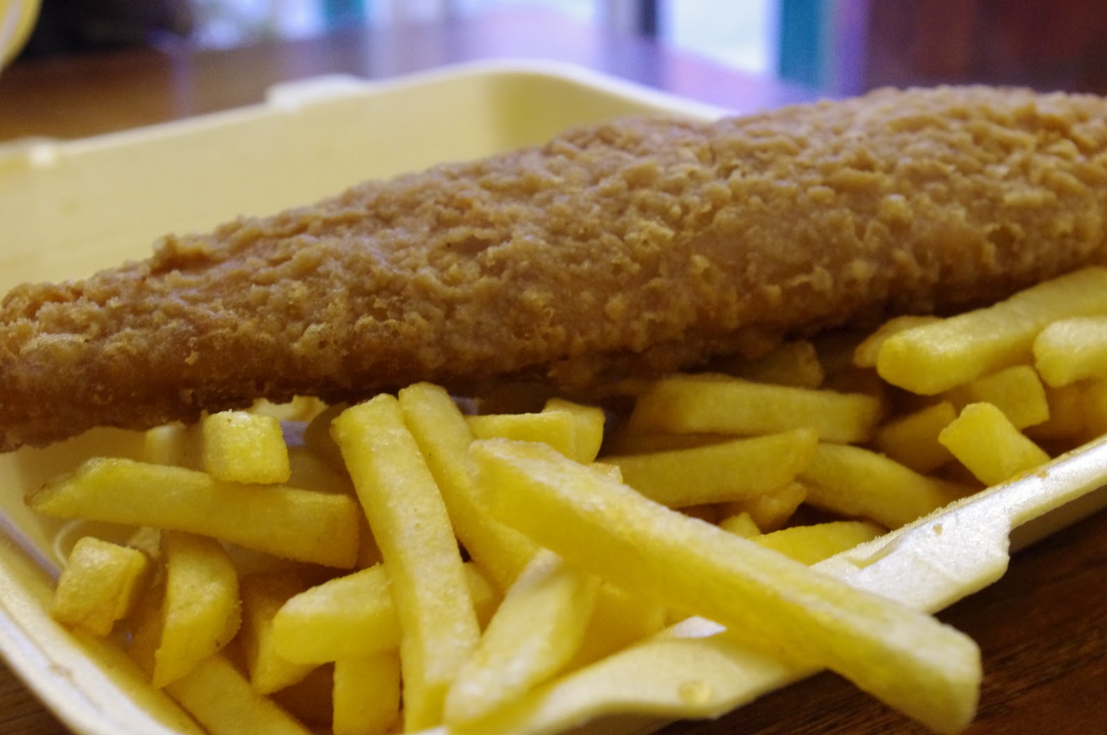 Stephanie in Kingston My first fish and chips in London