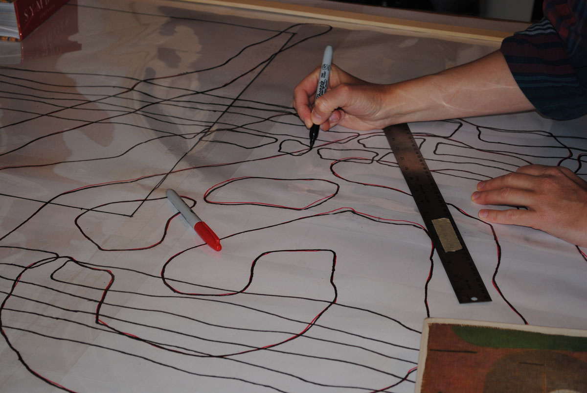 Rebecca Mezoff, Tapestry Artist Tapestry cartoons