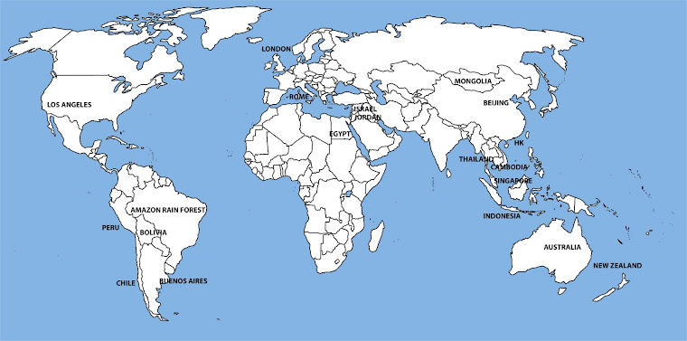Round the World 2010 - Itinerary -