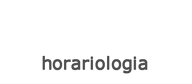 horiariologia