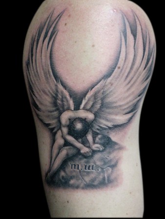 Unique Baby Angel Baby Devil Tattoo Unique Baby Angel Baby Devil Tattoo