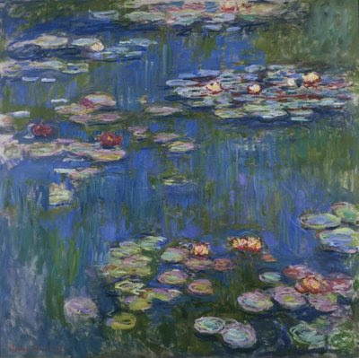 monet painting water lilies
