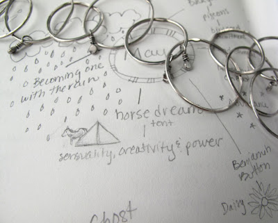 silver wire soldered chain