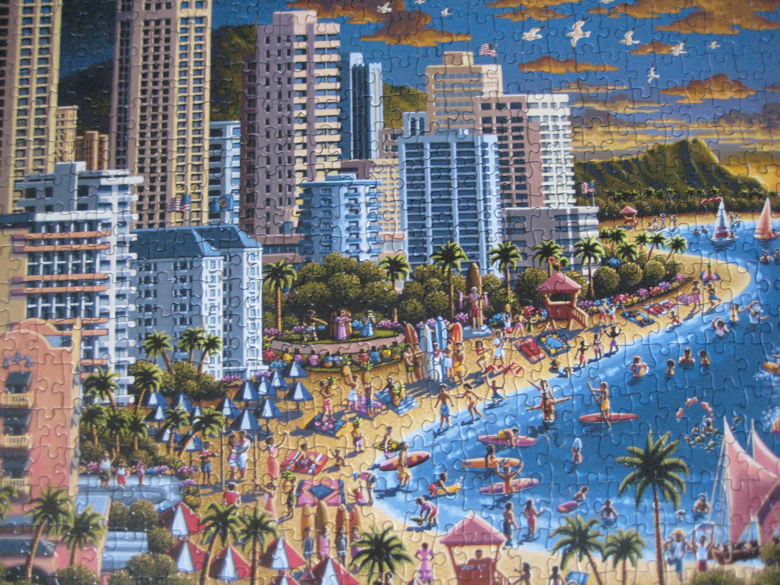 Maui Vacation Guide Our Choice for 2010 Christmas Puzzle Waikiki by