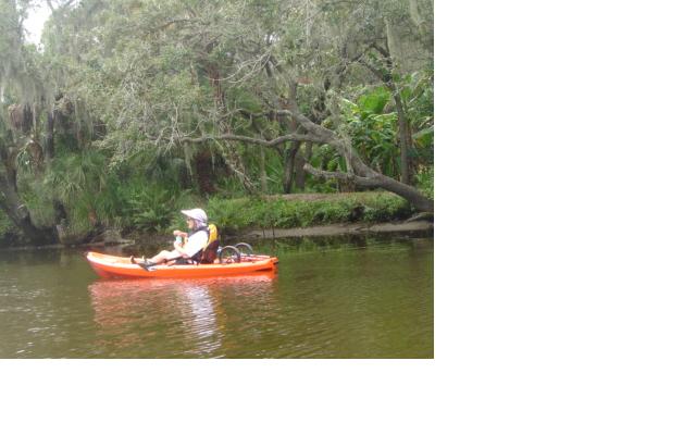 Kayaking Backwater - Leona