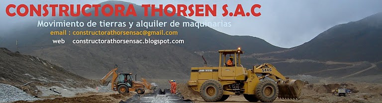 CONSTRUCTORA   THORSEN SAC