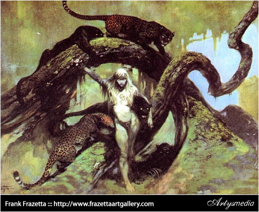 50 artistas de ciencia ficción y fantasía ::: Frank Frazetta