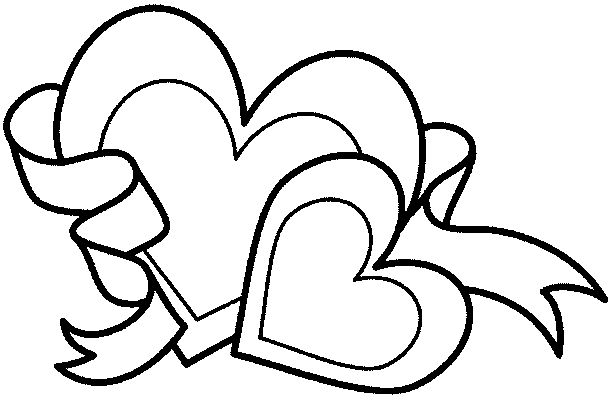 Valentine Hearts Coloring Pages, Free Heart Printables
