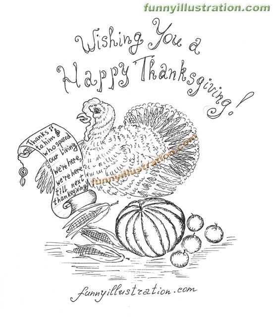 Thanksgiving Turkey Coloring Page Thanksgiving Turkey Coloring Page