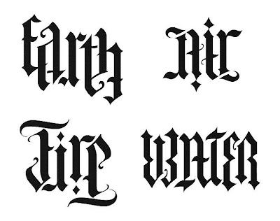 ambigram of fire