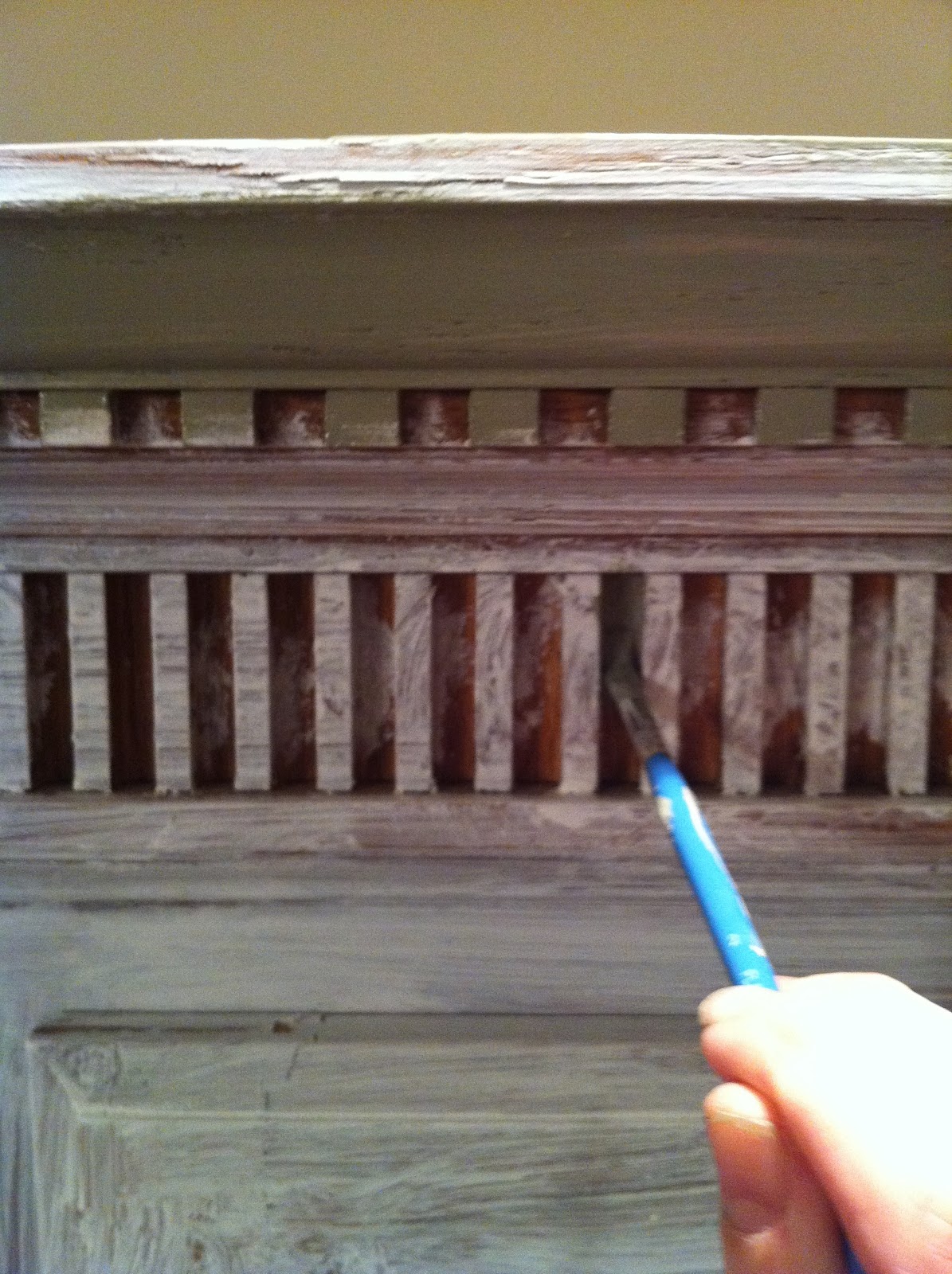 Painting Clean Dentil Molding