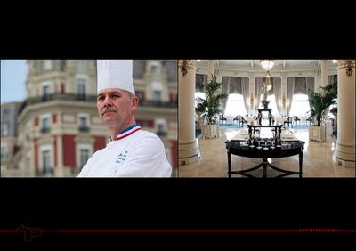 Photographe d'architecture, Intérieur, Architecture Interior Photographer, Kristen Pelou, photographe portrait Chef Jean Marie Gautier de la Villa Eugenie a Biarritz