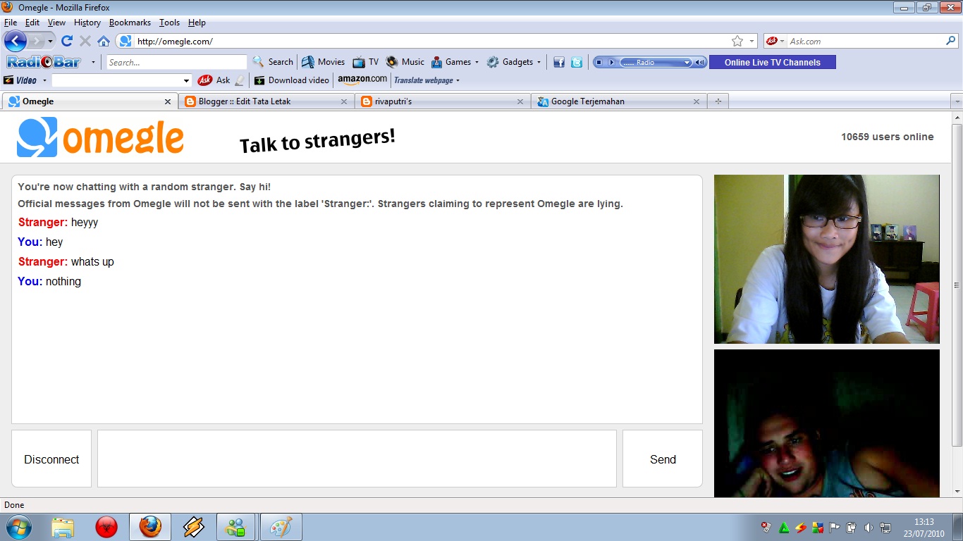 Omegle Online Free.