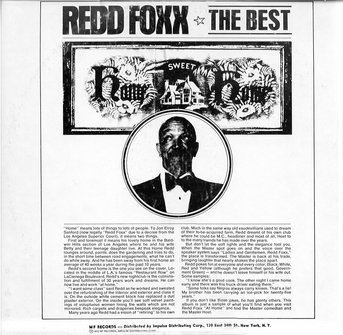 I Got Your Back!: Redd Foxx - Best Of Redd Foxx 1972