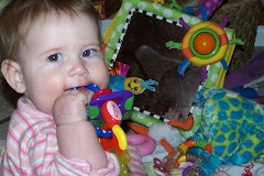 Lydia loving her toy