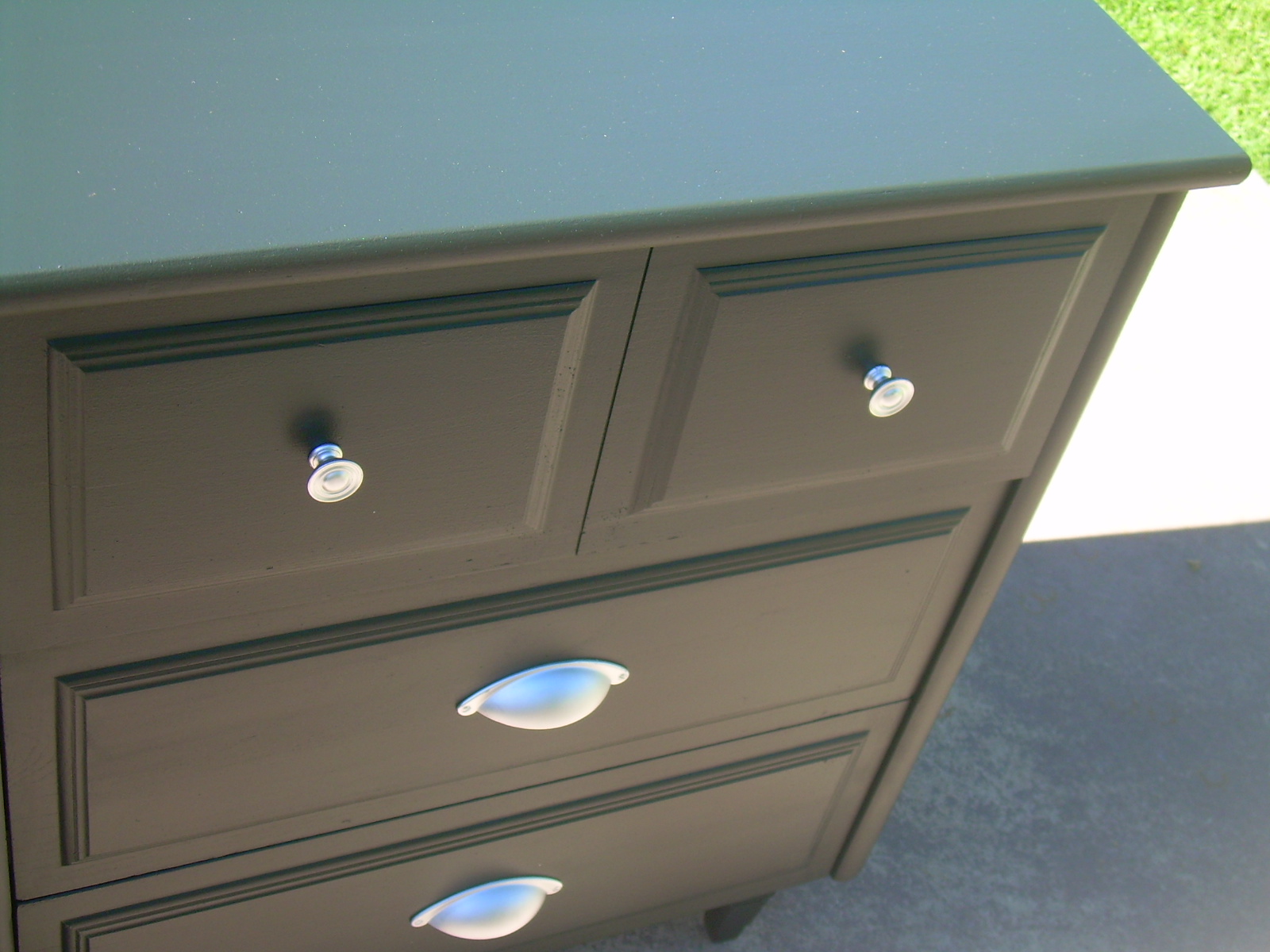 Oops! Shiny & New Black dresser