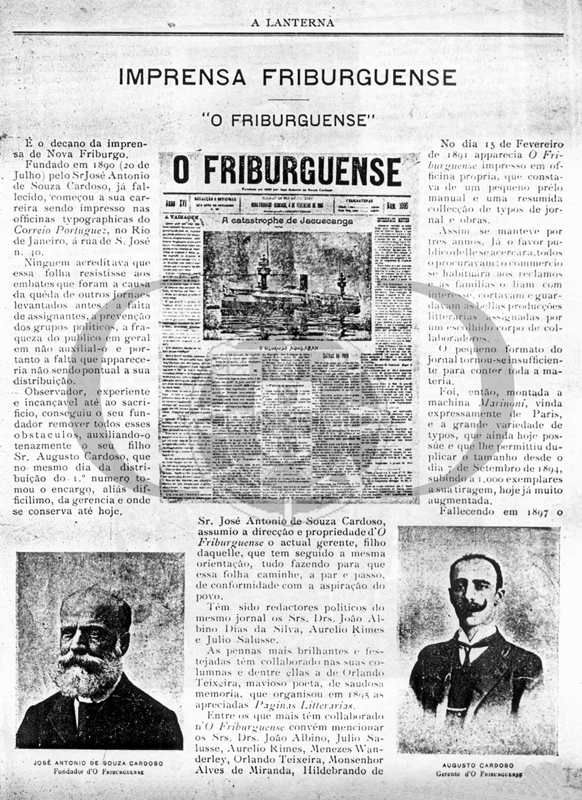 História e Memória de Nova Friburgo: junho 2010