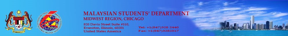 MALAYSIAN STUDENTS' DEPARTMENT, CHICAGO