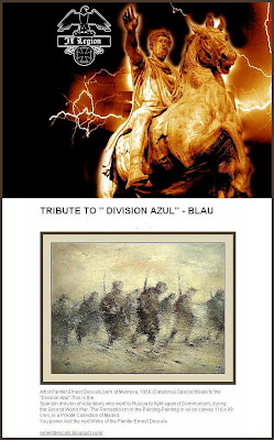 DIVISION AZUL-HOMENAJE-ERNEST DESCALS-LA LEGION DIVISION AZUL-HOMENAJE-ERNEST DESCALS-LA LEGION