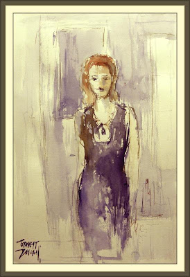 ACUARELAS-WATERCOLOUR-RETRATOS-MODELOS-PORTRAITS-ERNEST DESCALS