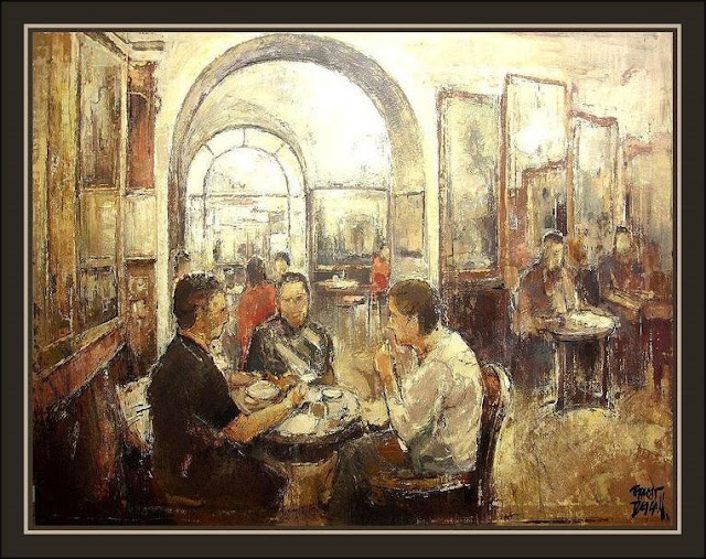 ROMA-CAFE GRECO-CAFETERIAS-PINTURAS-ERNEST DESCALS ROMA-CAFE GRECO-CAFETERIAS-PINTURAS-ERNEST DESCALS