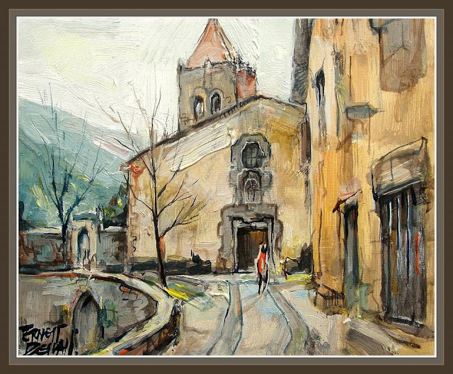 SANT PRIVAT D´EN BAS-GARROTXA-ERMITA-PINTURA-ERNEST DESCALS