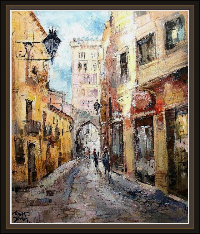 TERUEL-MUDEJAR-ARTE-PAISAJES-PINTURA-ERNEST DESCALS