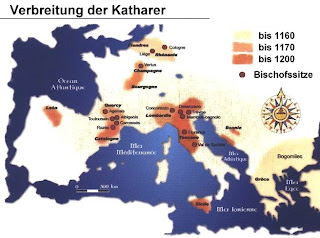 Die Verbreitung der Katharer Die Verbreitung der Katharer