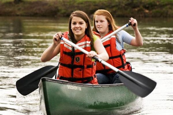 Girl In Canoe