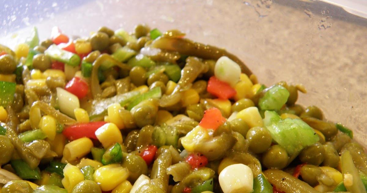 Kim's Concoctions Marinated Pea Salad