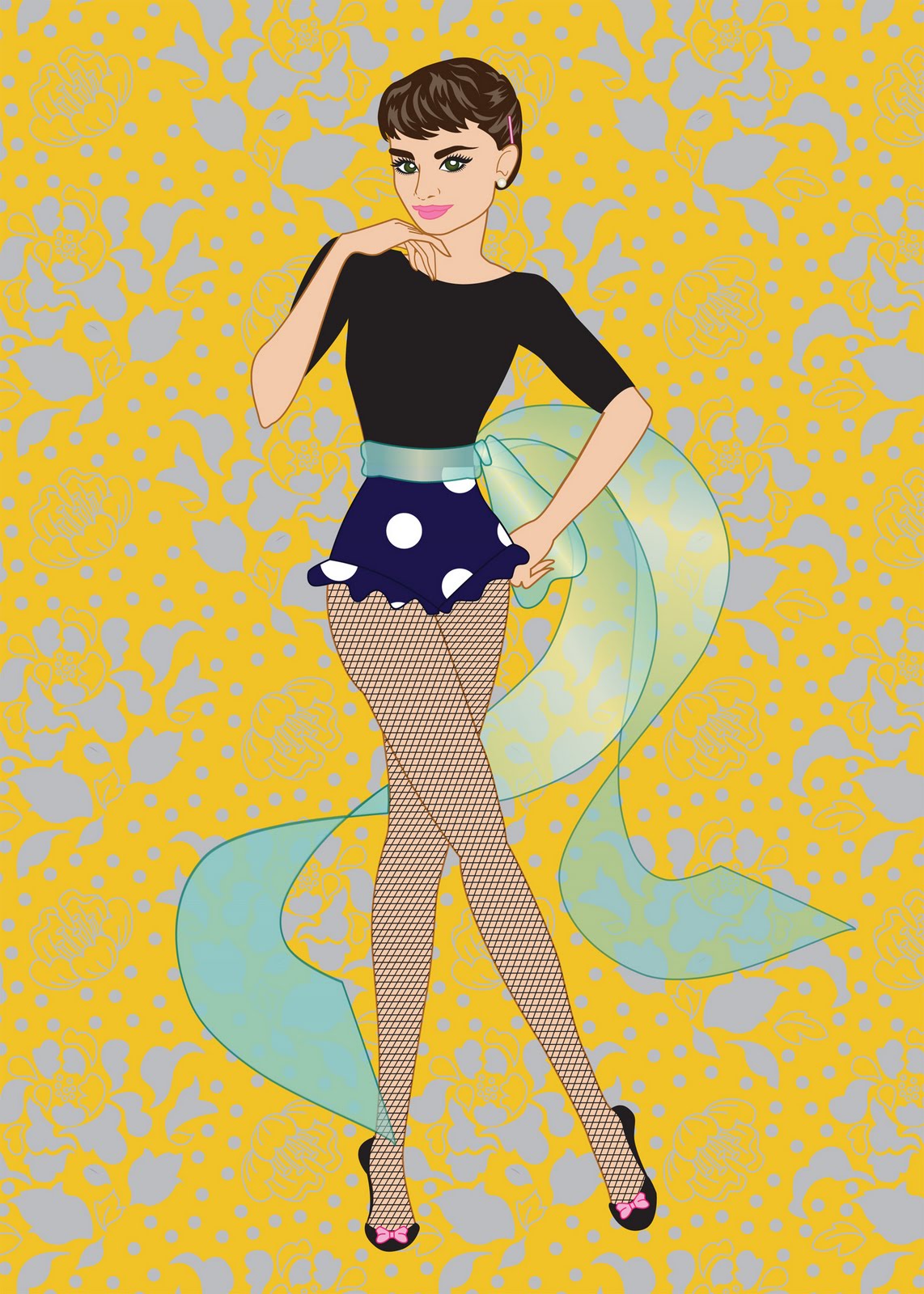 audrey hepburn paper dolls