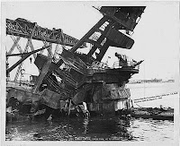USS Arizona - Foremast structure, conning tower and top of turret #2