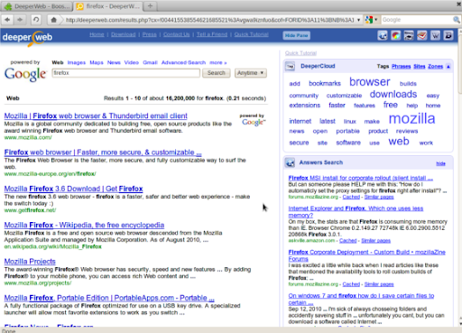 deeper web search google