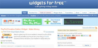 blogger widget for free