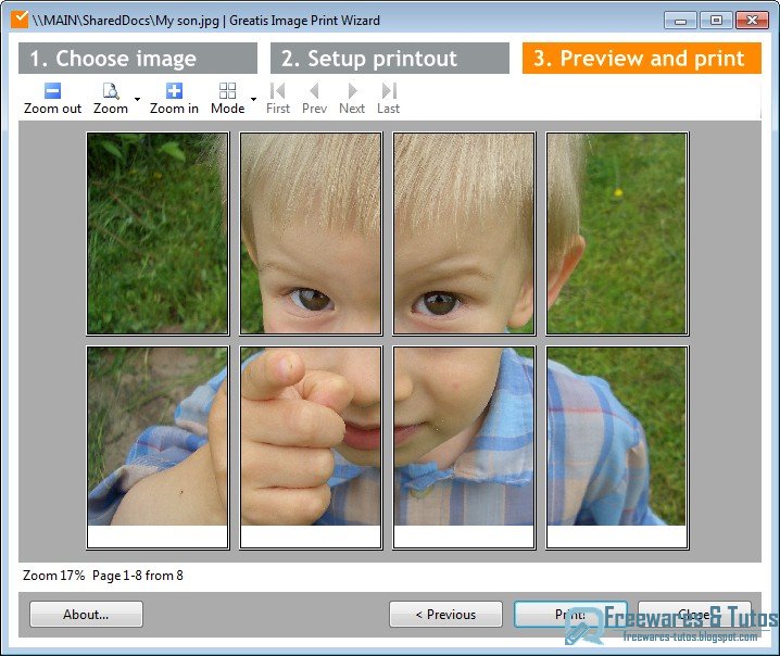 Image Print Wizard un logiciel gratuit pour créer facilement des