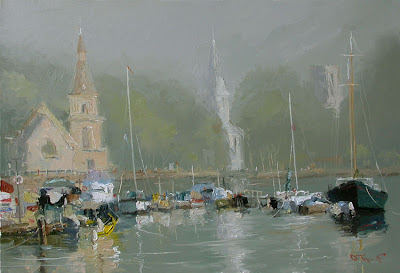 Yachts and Boats by Russian Artist
