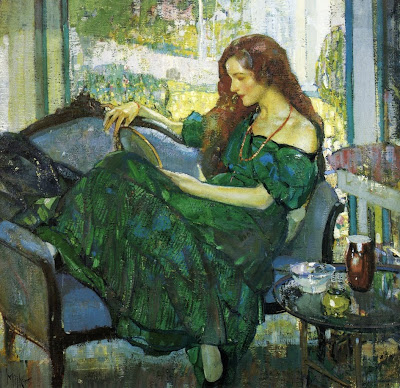 Painting by American Impressionist Artist Richard Emil Miller