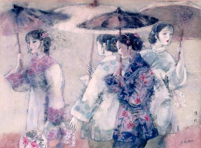 Women in Painting by Chinese Artist Yihang Pan