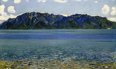 Landscape Painting by Swiss Art Nouveau Artist Ferdinand Hodler