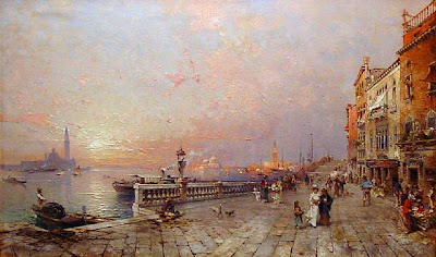 Franz Richard Unterberger. Schiavoni, Venice