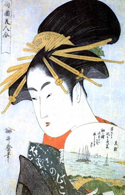 Kitagawa Utamaro. Ukiyo-e. A Courtesan
